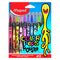 Флумастери Maped ColorPeps Monster, 12 цвята