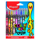 Флумастери Maped ColorPeps Monster, 12 цвята