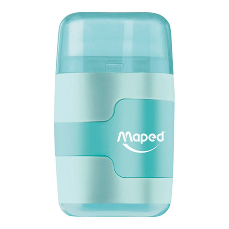 Острилка двойна + гума Maped Connect Pastel