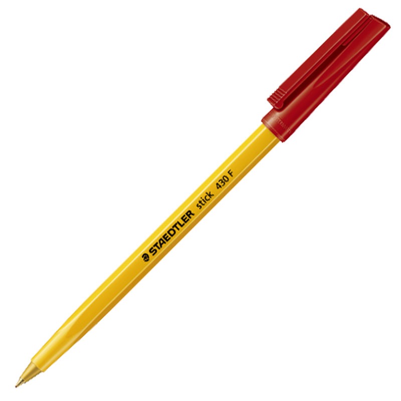 Химикалка Staedtler 430 F, Orange, връх 0.4 мм.