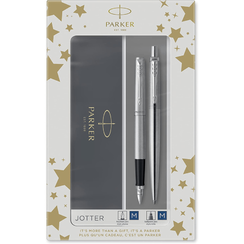 Комплект Parker Royal Jotter Stainless Steel CT, Химикалка и Писалка