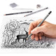 Комплект Staedtler Lumograph Charcoal, 12 части