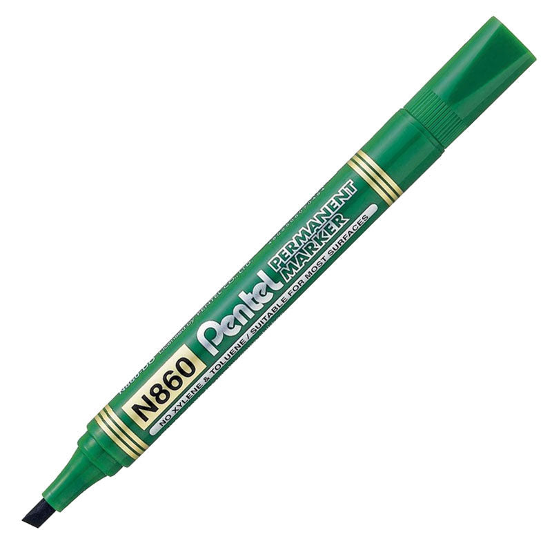 Маркер Pentel N860, скосен връх, перманентен