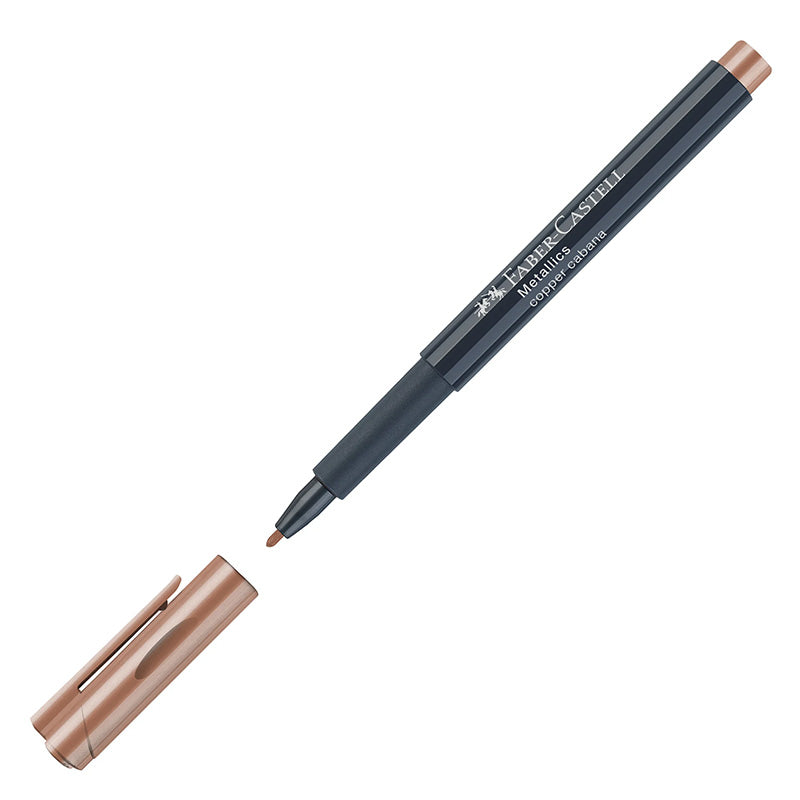 Маркер Faber-Castell объл, металик, 1.5 мм