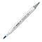 Маркери двувърхи Spree  Art Soft Brush/Fine tip, в цилиндър, 12 цвята