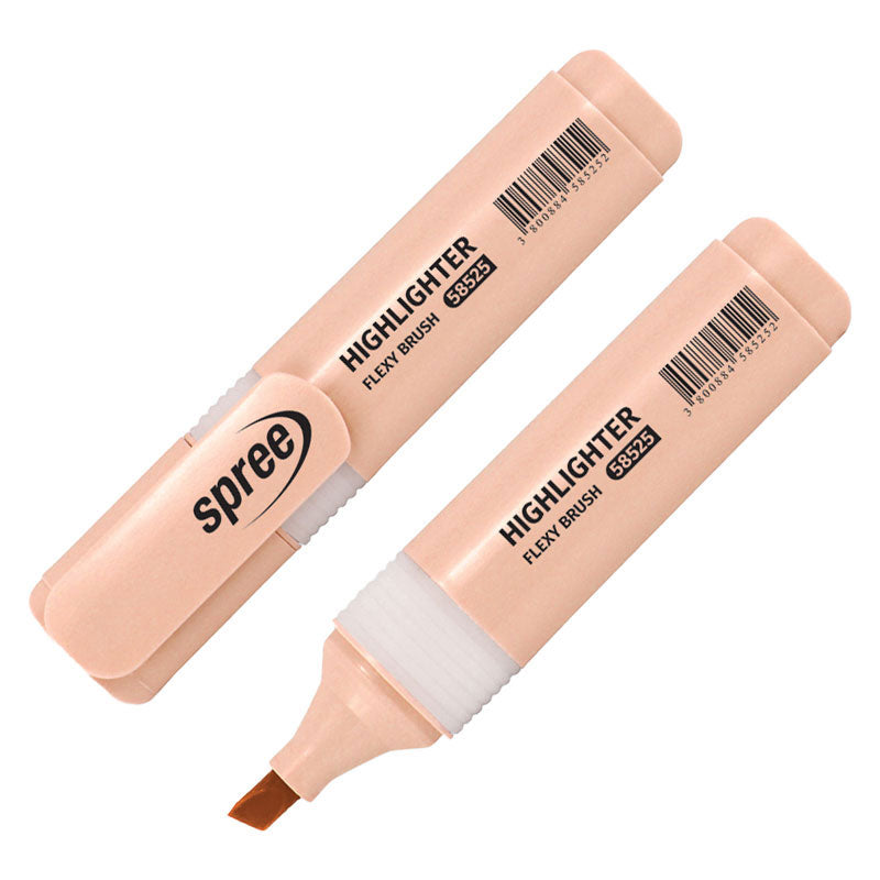 Текстмаркер Spree Flexy Brush, пастел