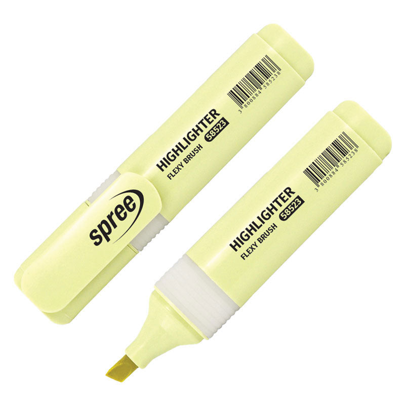 Текстмаркер Spree Flexy Brush, пастел