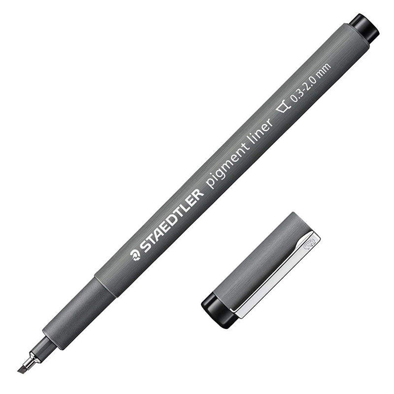 Тънкописец Staedtler Pigment Liner 308, черен, различни дебелини