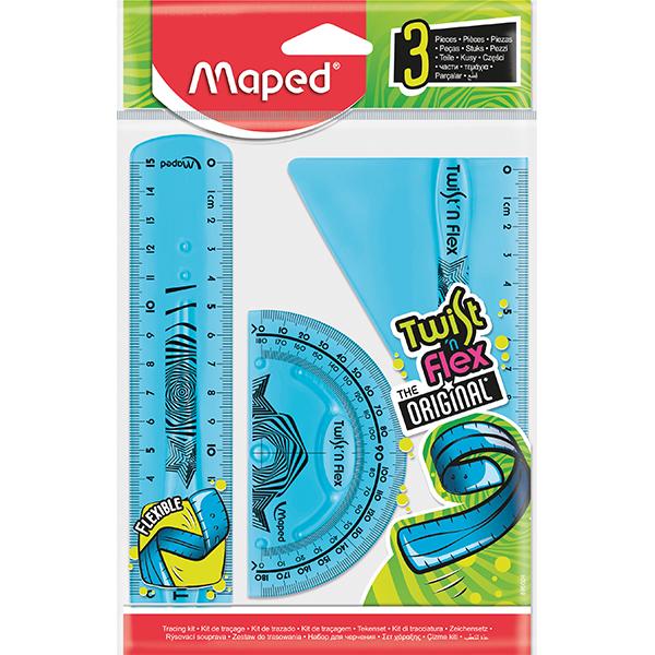 Комплект за чертане MAPED 3ч./15см. гъвкав