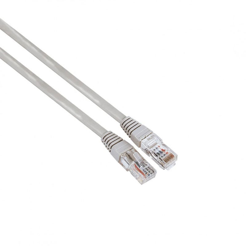Мрежов кабел HAMA, CAT 5e, UTP, RJ-45 - RJ-45, 5 м сив