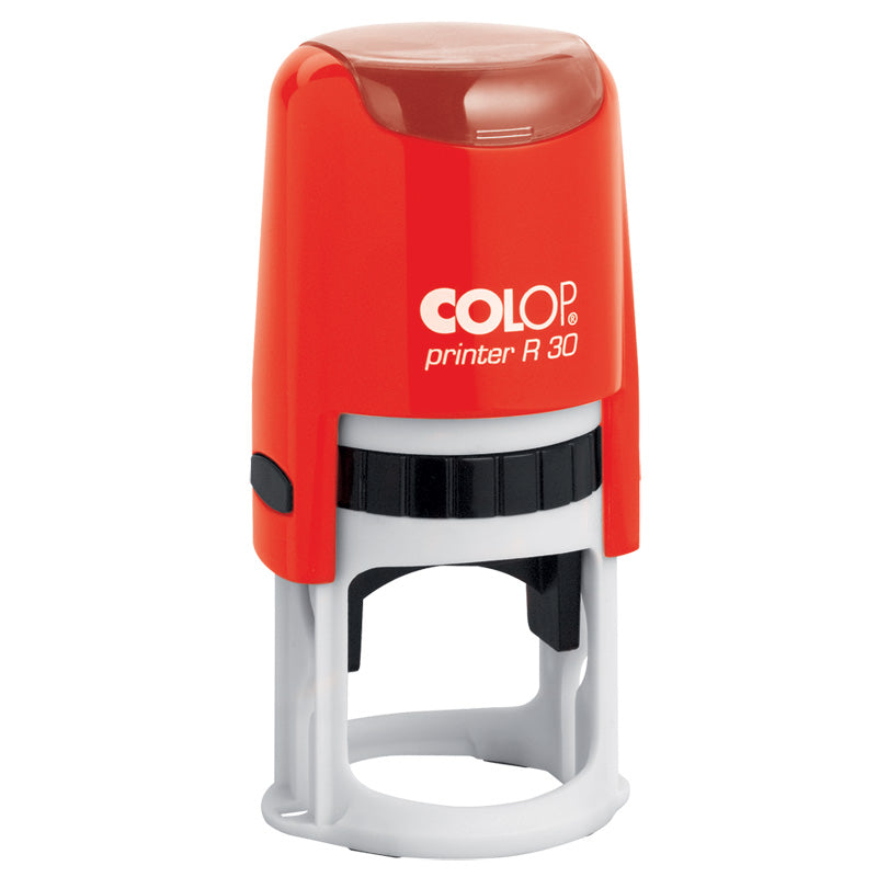Печат Colop Printer R24, Ǿ24 мм., черен, син