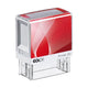 Печат COLOP Printer 20, 14 х 38 мм, черен, син, червен