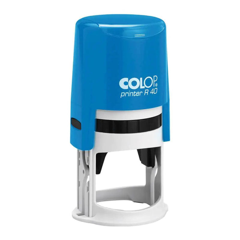 Печат Colop Printer R40, Ǿ 40 мм, черен, син, червен