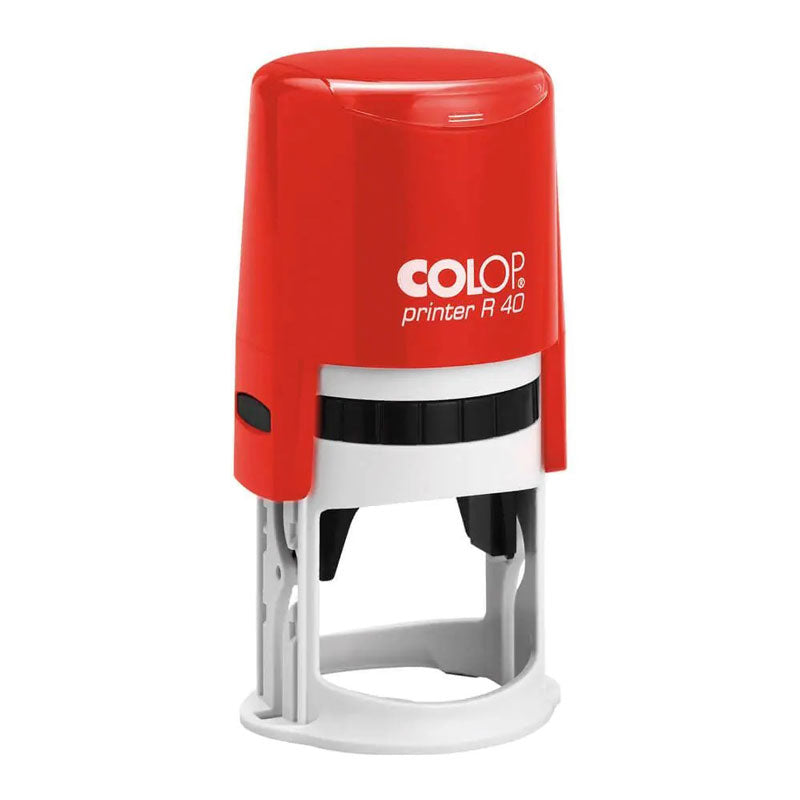 Печат Colop Printer R40, Ǿ 40 мм, черен, син, червен