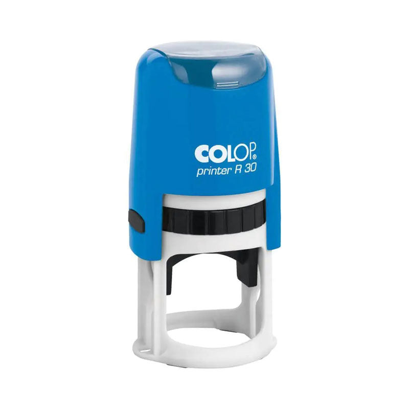 Печат Colop Printer R30, Ǿ 30 мм, черен, син, червен
