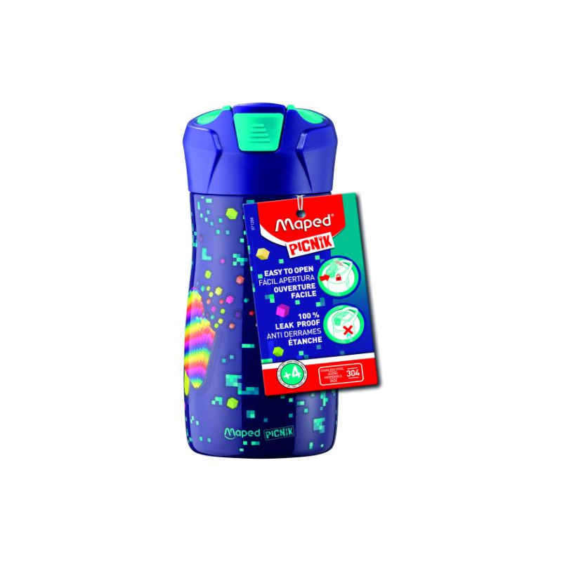 Бутилка Maped Concept Kids Pixel Party C3, 430мл.