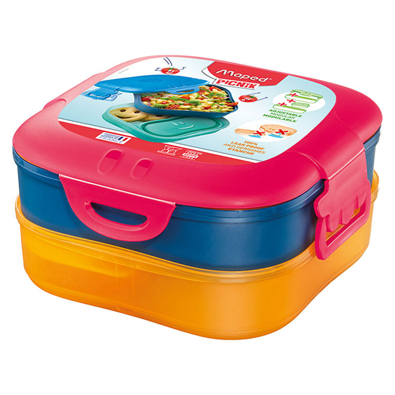 Кутия за храна Maped Concept Kids, 3 в 1, 1.4 литра