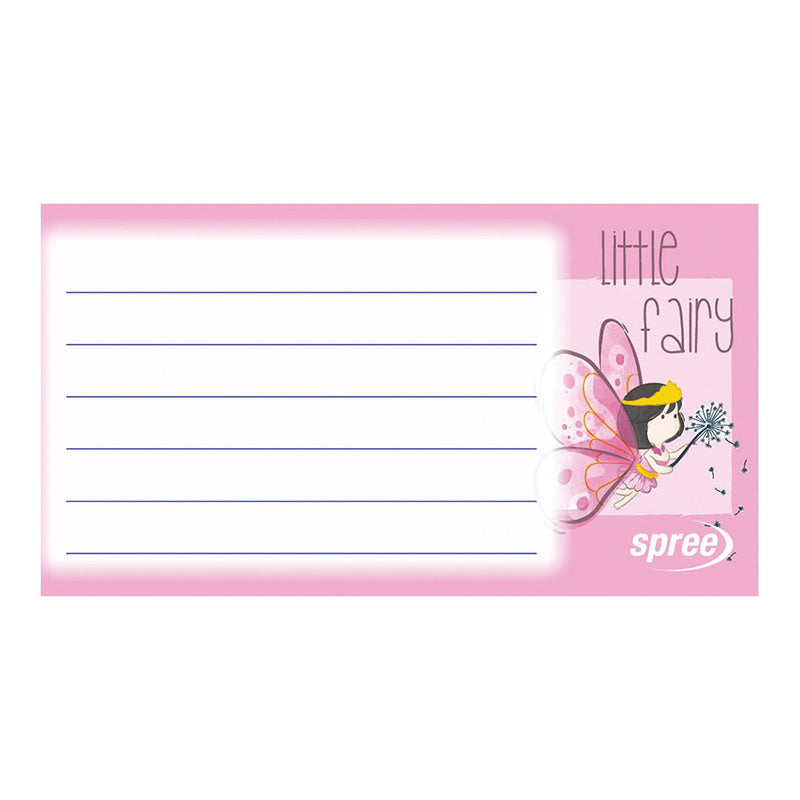 Етикети ученически лепящи Spree Basic, 10 листа х 4 бр.