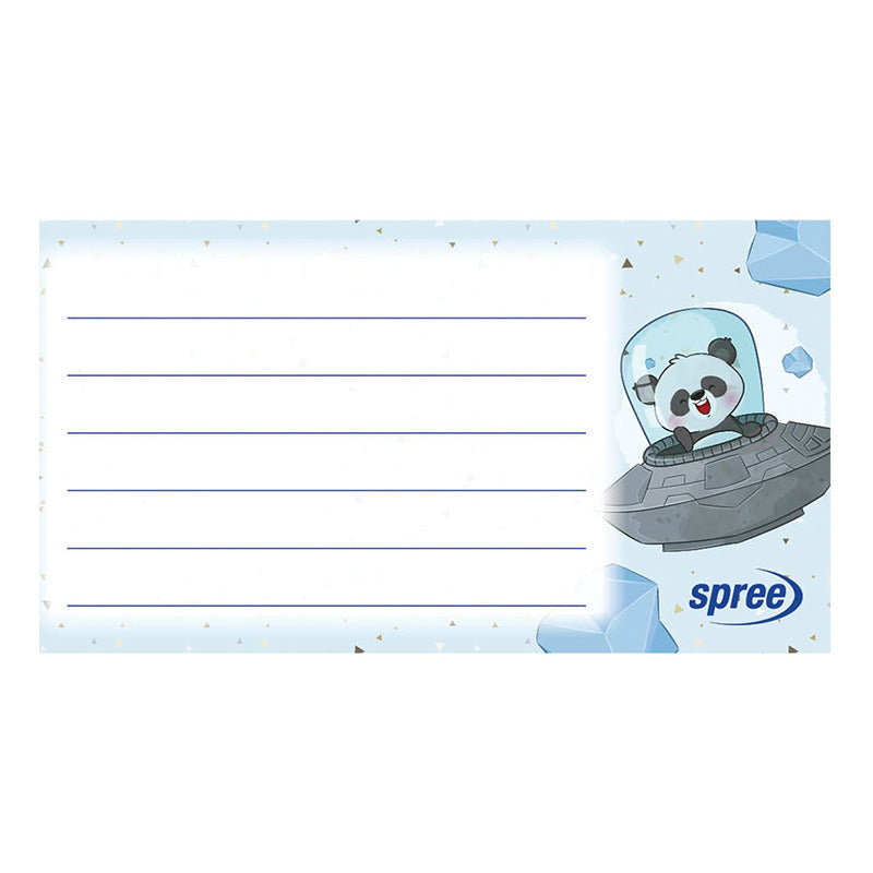Етикети ученически лепящи Spree Basic, 10 листа х 4 бр.