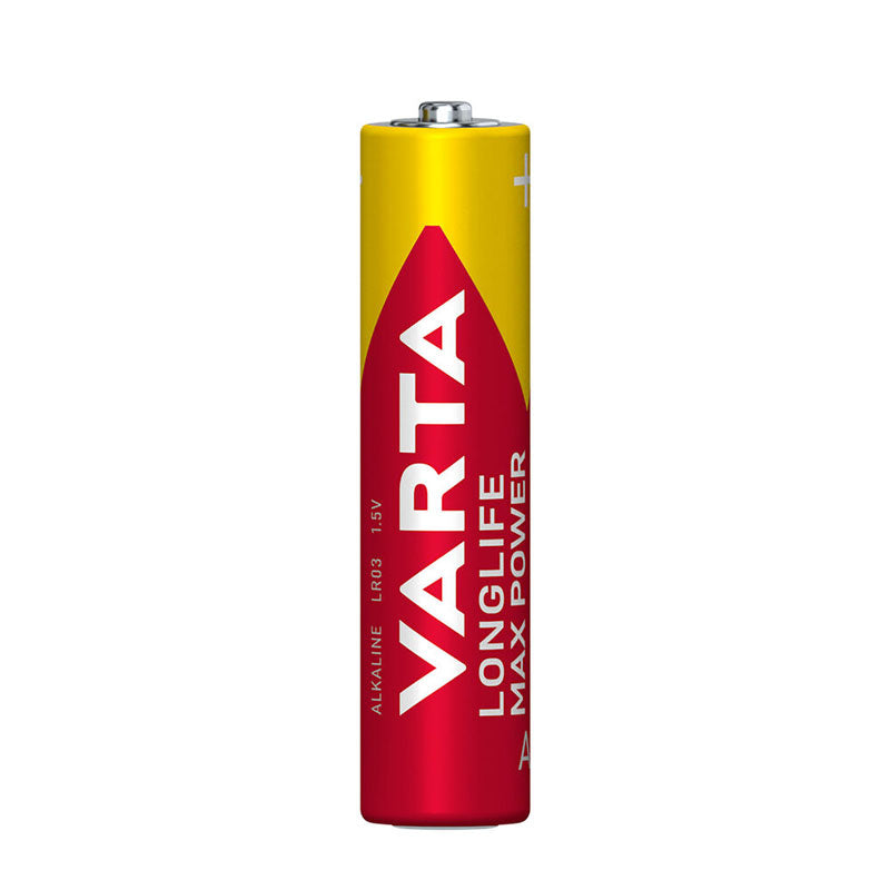 Усилена алкална батерия Varta Longlife Max Power AAA LR03
