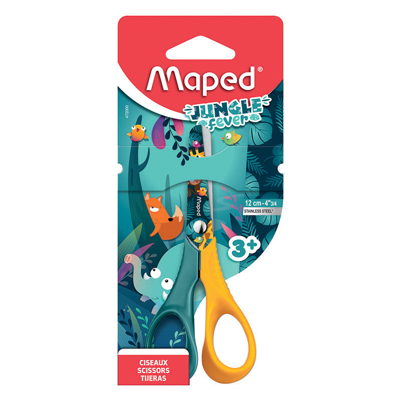 Детска ножица Maped Jungle Fever Vivo 3D, 12 см., блистер