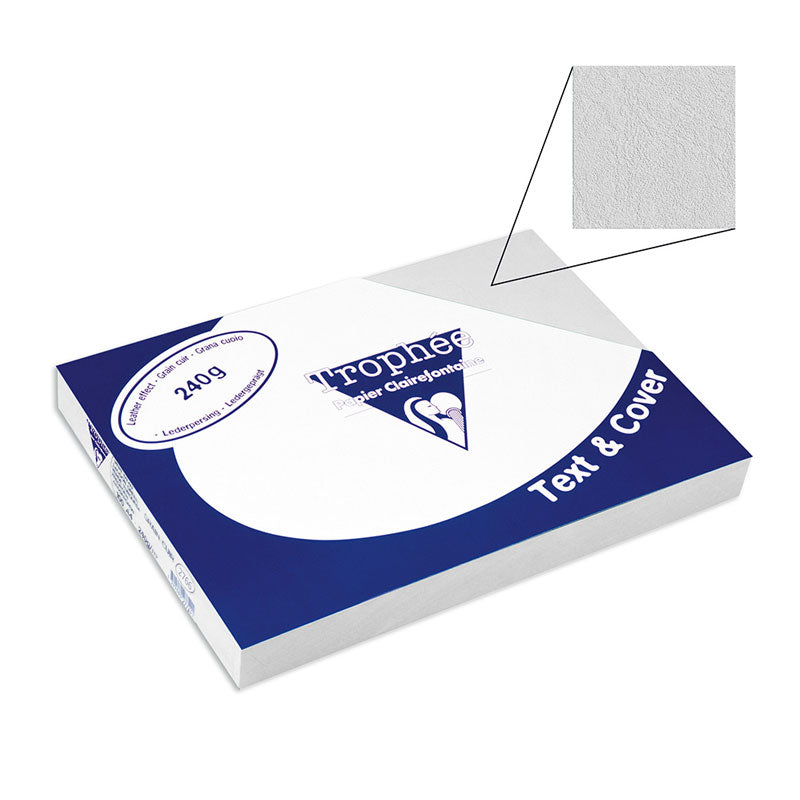 Корица за подвързване картон кожа, Clairefontaine, A4, 240гр.