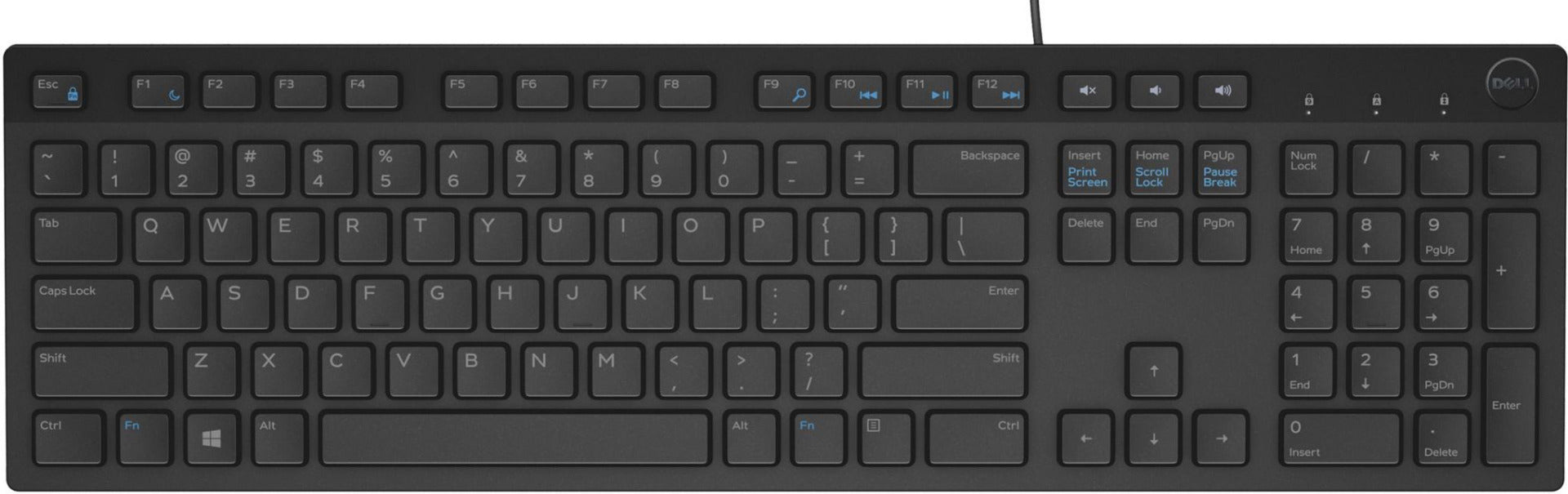 Клавиатура Dell KB216, USB, Black
