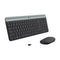 Комплект мултимедийна безжична клавиатура и мишка Logitech MK470 Slim