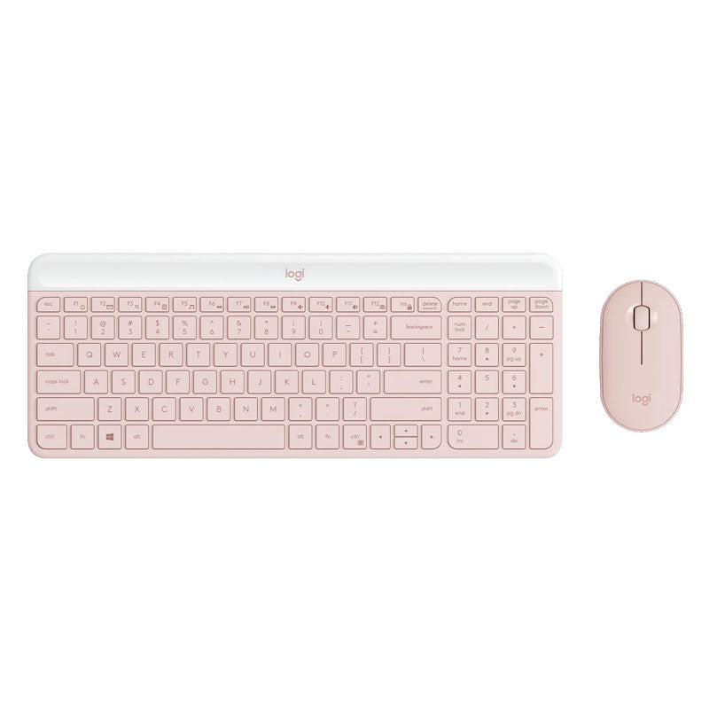 Комплект мултимедийна безжична клавиатура и мишка Logitech MK470 Slim
