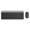Комплект мултимедийна безжична клавиатура и мишка Logitech MK470 Slim