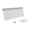 Комплект мултимедийна безжична клавиатура и мишка Logitech MK470 Slim