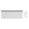 Комплект мултимедийна безжична клавиатура и мишка Logitech MK470 Slim