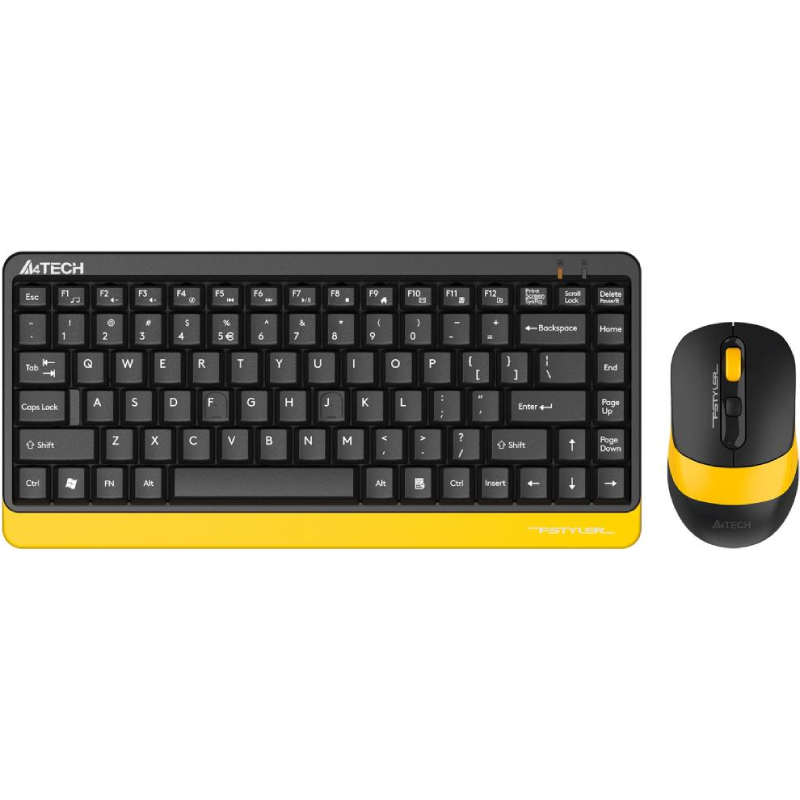 Комплект безжичен клавиатура и мишка A4TECH Fstyler FG1110