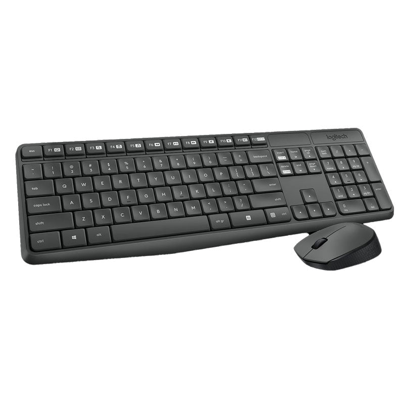 Комплект мултимедийна безжична клавиатура и мишка Logitech MK235
