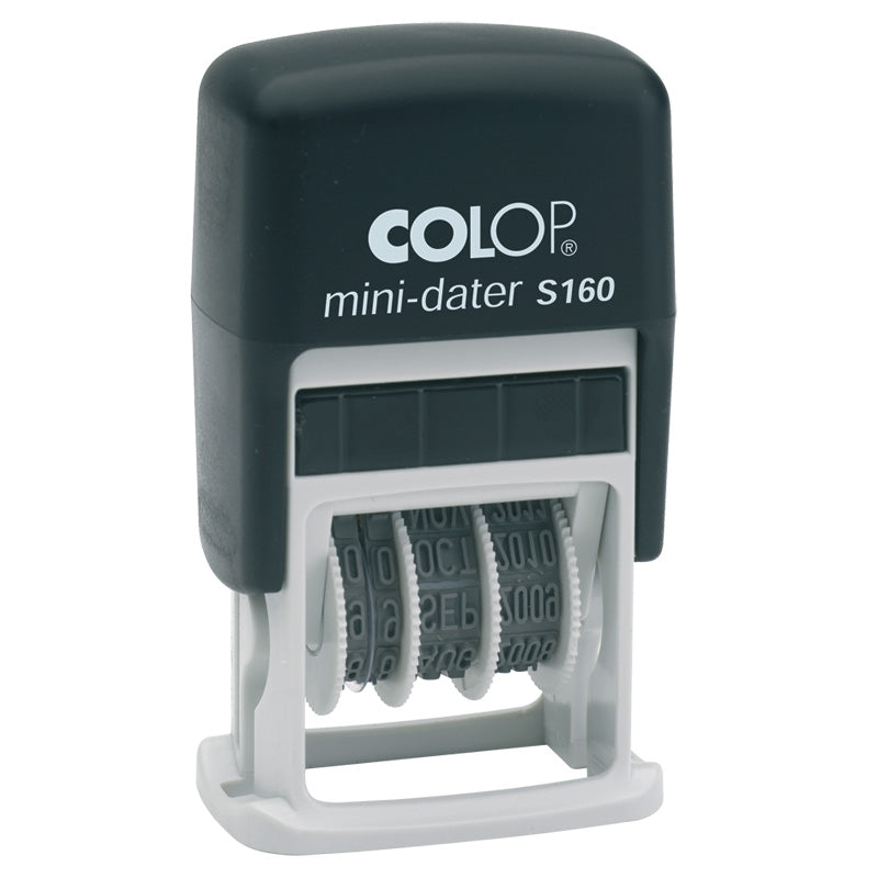 Датник Colop S160, 5 х 25 мм, черен