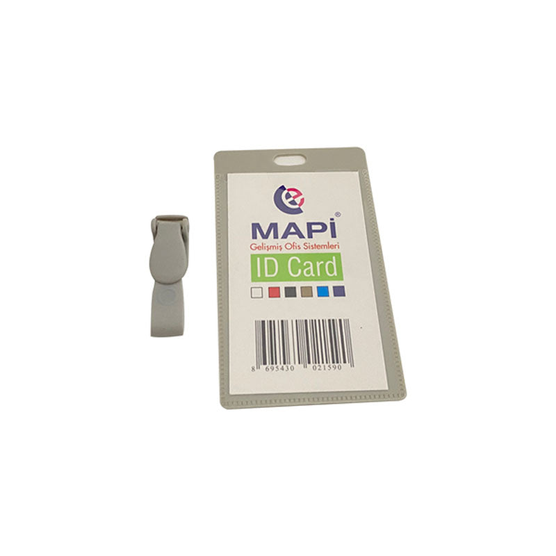 Бадж с клипс Mapi, вертикален, 90 х 65 мм