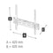 Стенна стойка за TV HAMA FIX, 65"