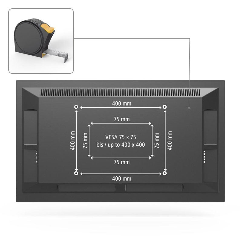 Стенна стойка за TV HAMA FIX, 65"
