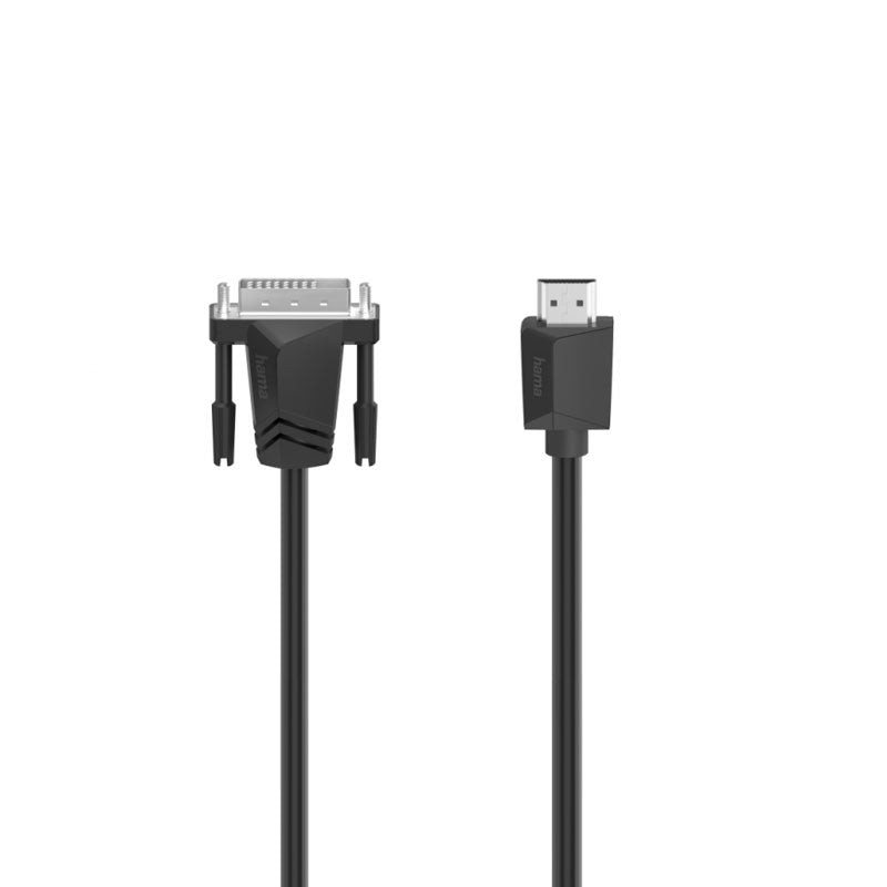 Кабел HAMA 200715, DVI мъжко- HDMI мъжко, Ultra-HD, 4K, 1.5 м, черен