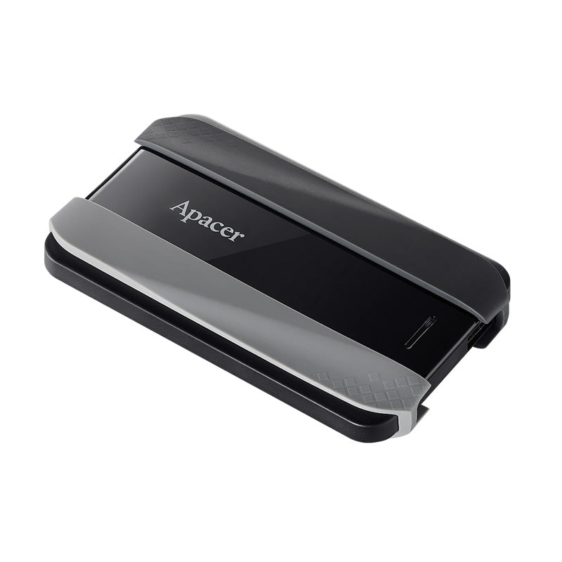 Твърд диск, Apacer AC533, 4 TB 2.5" SATA HDD USB 3.2 Portable Hard Drive Plastic / Rubber Jet black
