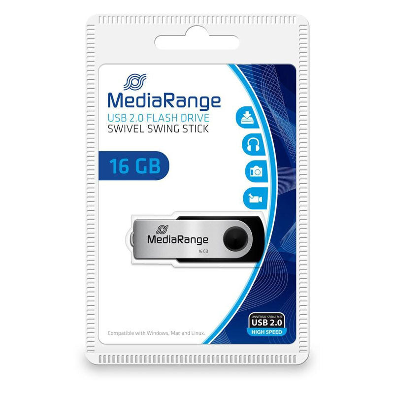 USB преносима памет MediaRange 16 GB, USB 2.0