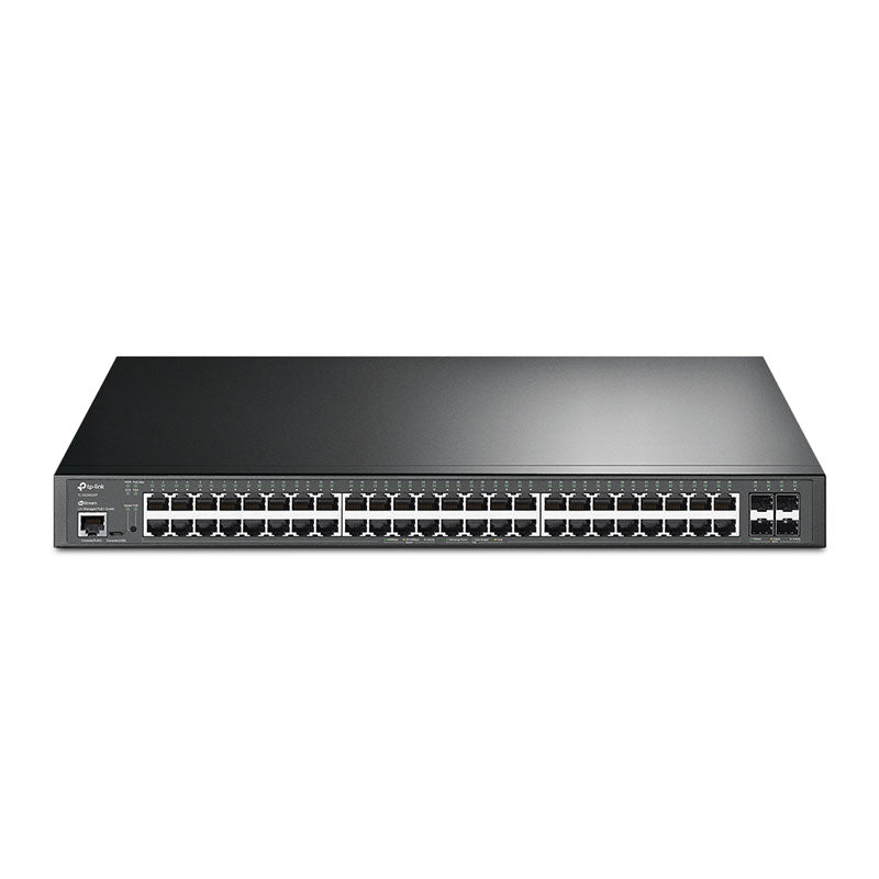 Мрежов суич TP-Link Omada SG3452XP Управляем L2+ Gigabit Ethernet (10/100/1000) Захранване по Ethernet (PoE) 1U Черен