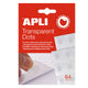 Самозалепващи прозрачни точки APLI