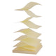 Z-Листчета Apli Zig Zag, 75 x 75 мм, жълти, 100 л.