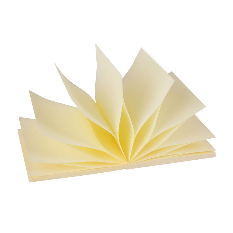 Z-Листчета Apli Zig Zag, 75 x 75 мм, жълти, 100 л.