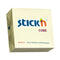 Самозалепващи листчета Stick`N, пастел, 76 x 76 мм, жълти