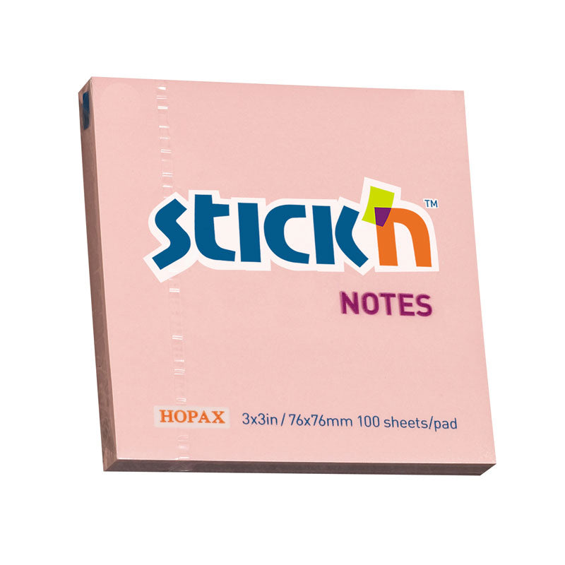 Самозалепващи листчета Stick`N, пастел, 76 x 76 мм