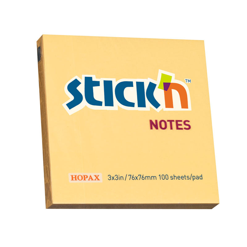 Самозалепващи листчета Stick`N, пастел, 76 x 76 мм