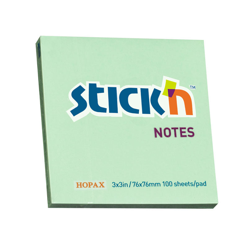 Самозалепващи листчета Stick`N, пастел, 76 x 76 мм