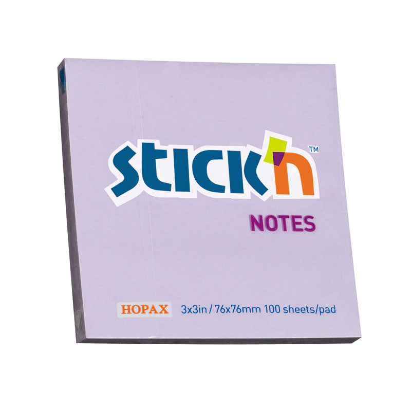 Самозалепващи листчета Stick`N, пастел, 76 x 76 мм